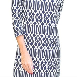 Jean-Pierre Klifa Daphne Dress Celtic Navy XL NWOT